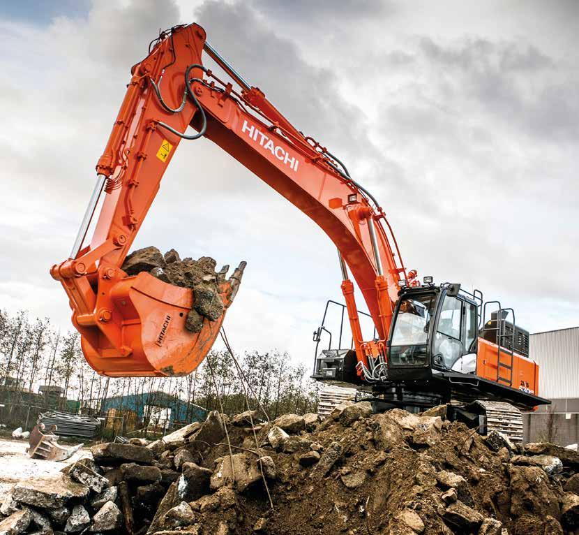 ZAXIS-6 series HYDRAULINEN KAIVUKONE Mallikoodi : ZX530LCH-6 Moottoriteho :