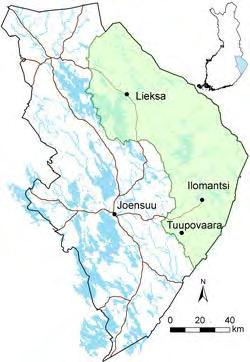 214 / 308 16 MAISEMA JA KULTTUURIYMPÄRISTÖ 16.1 Nykytila 16.1.1 Fennoskandian vihreä vyöhyke Karjalan kultalinjan malmiesiintymät sisältyvät ns.