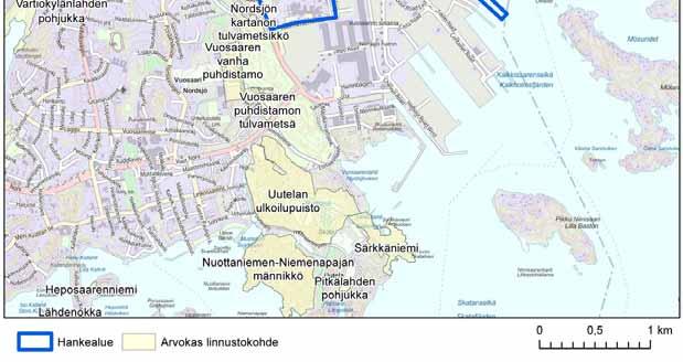 sekametsää ja männikköä. Alueen pesimälajisto muodostuu monipuolisesta metsien peruslajistosta, lisäksi esiintyy mm. harmaapäätikkaa, palokärkeä, sepelkyyhkyä, puukiipijää sekä hömötiaista.