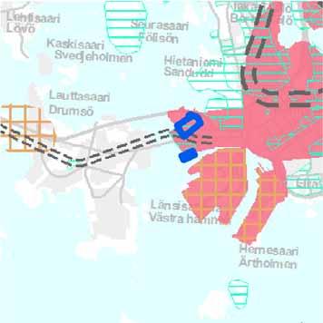 vaihemaakuntakaavaehdotuksessa alue on säilytetty keskustatoimintojen alueella ja arvokkaat kulttuuriympäristöt on todettu