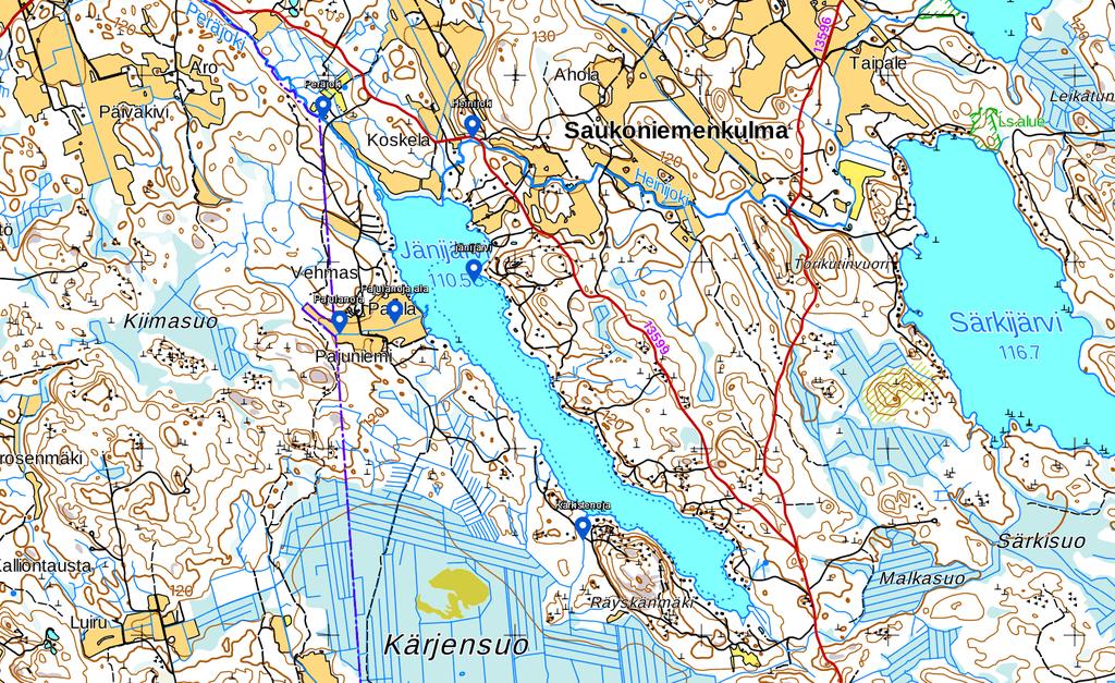 näytteenottopisteet.