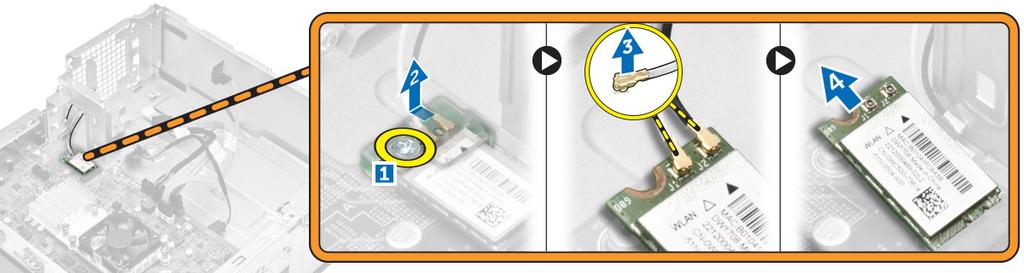 WLAN-kortin asentaminen 1.