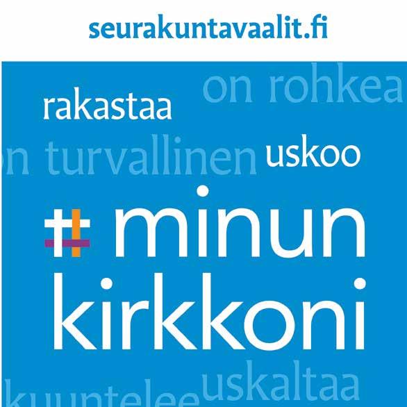 Minun kirkkoni meidän kirkkomme Kirkko merkitsee meille monia eri asioita ja siksi se on meidän kaikkien kirkko. Erilaisille näkökulmille ja avoimelle keskustelulle tulee olla tilaa.