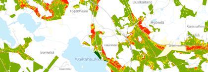 levittää lantaa (c.).