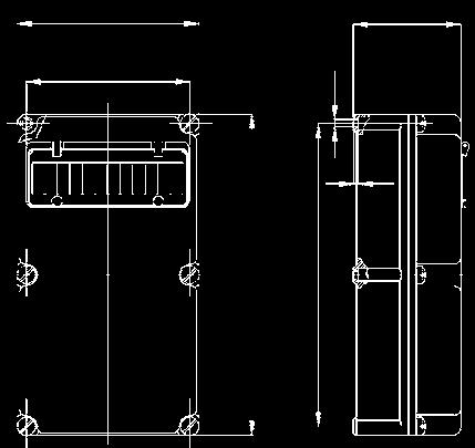 DIN-kiskolla, N- ja PE-liittimet Mitat: 460 x 180 mm 260 234 460 Ø11 434 9 150 12 yksikölle 1086100*