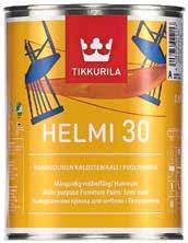 Keittiöön, eteiseen ja muihin tiloihin, joissa vaaditaan erityistä pesunkestoa.