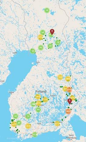 tön tilanteen arvioimiseksi, vaan lisäksi on tarpeen saada myös kuljettajan sanallinen kuvaus tilanteesta. Pahimmissa kohdissa (esim.