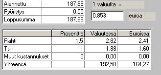 Asteri Tilaustenkäsittely KÄYTTÖOHJE 47/92 4.11 TAVARAN SAAPUMINEN VARASTOON Kun tavara saapuu varastoon, avaa kyseinen ostotilaus. Syötä mahdollinen valuuttakurssi.