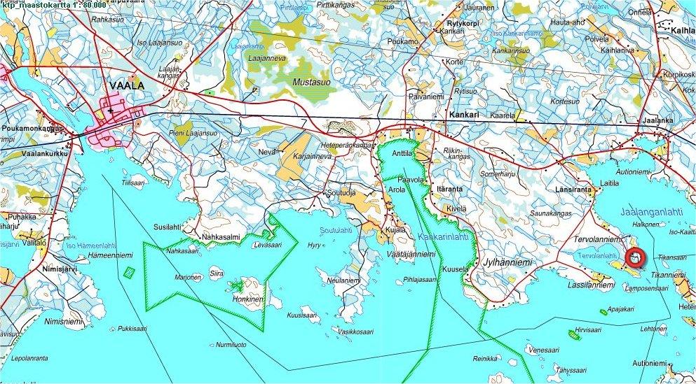 1 VAALAN KUNTA Tekninen toimisto Kaavaselostus Nähtävilläolo: Kaavaluonnos 22.5.-24.6.