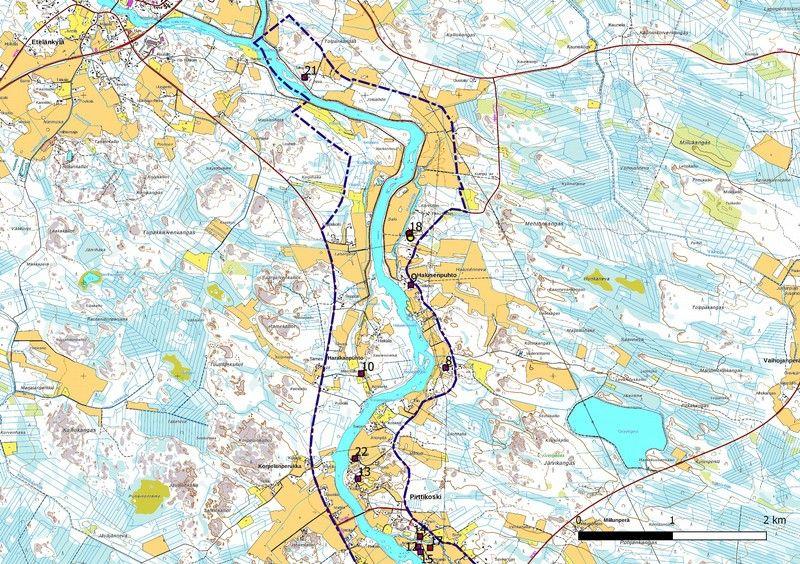 24 tilarakennuksia. 18. Pudas (torppa alakohteena) s-merkintä 7148523 7148478 370469 370482 Paikalla toimii matkailuyritys. 1608 perustettu ensimmäinen Pudas on sijainnut viereisellä tilalla.
