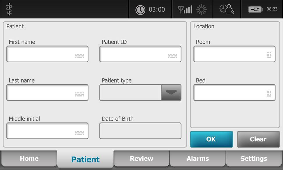 46 Potilastietojen hallinta Connex Spot -monitori Potilaan lisääminen Huomautus Tämä vaihtoehto on käytettävissä Spot (Pistemittaus)- ja Intervals (Aikavälit) -profiileissa. 1.