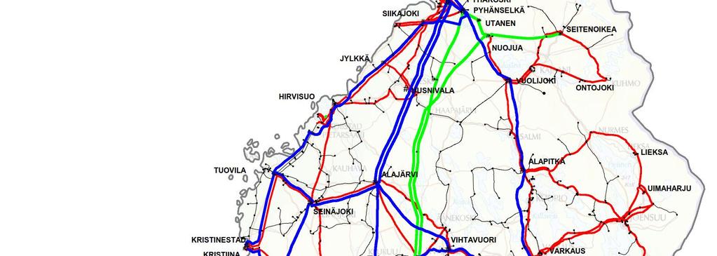 Elovaara-Pinsiö 110 kv voimajohdon uusiminen sekä Melo-Seinäjoki 110 kv voimajohdon mitoituslämpötilan nosto Voimajohdon