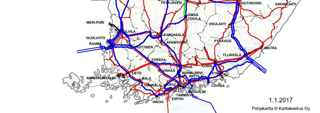 Olkiluodon 400 kv kytkinlaitoksen uusiminen Uusitaan ikääntynyt sähköasema käyttövarmuudeltaan paremmaksi.