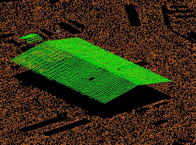 47 Rakennusmallinnus Rakennuksen geometria laskenta sekä visualisointi suoritetaan TerraSolid Oy:n ohjelmistoilla TerraScan sekä TerraPhoto.