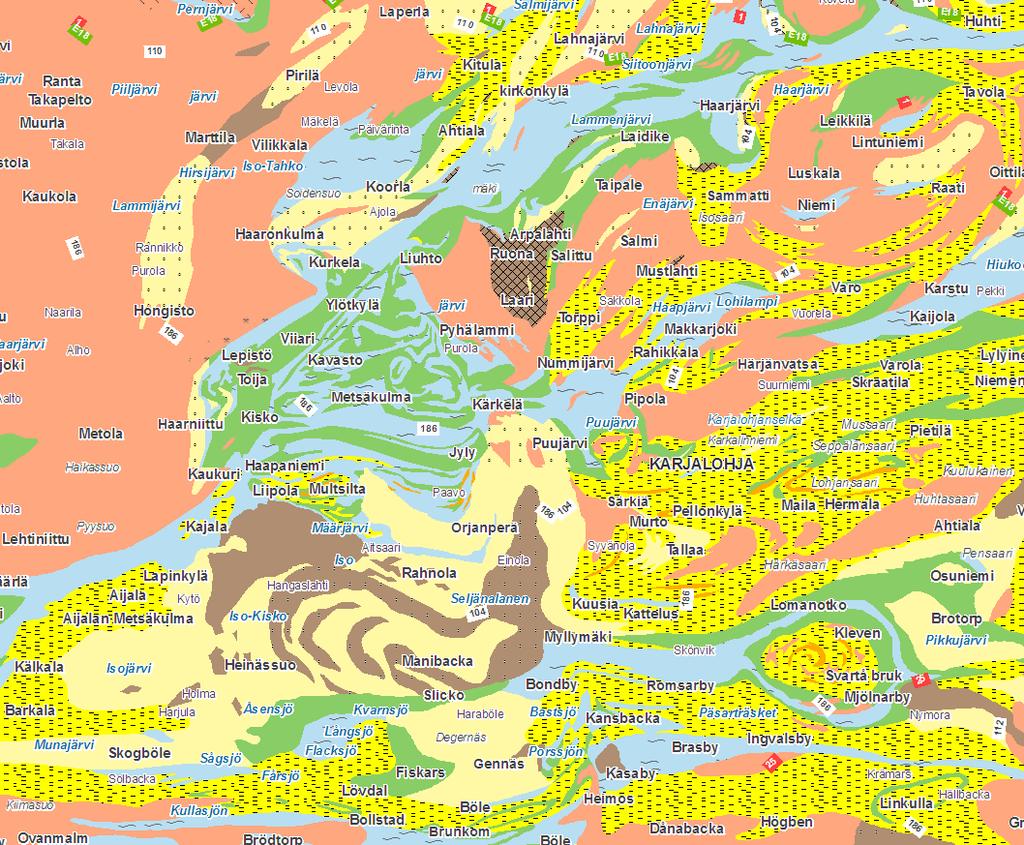 GEOLOGIAN TUTKIMUSKESKUS Etelä-Suomen yksikkö 6/2013 LOHJA Kärkelä KARBONAATTIKIVITUTKIMUKSIA