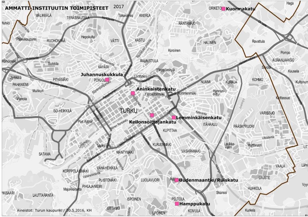 Turun kaupungin toteuttama kotouttamiskoulutus on loppunut vuonna 2017 kilpailuneutraliteetin vuoksi.