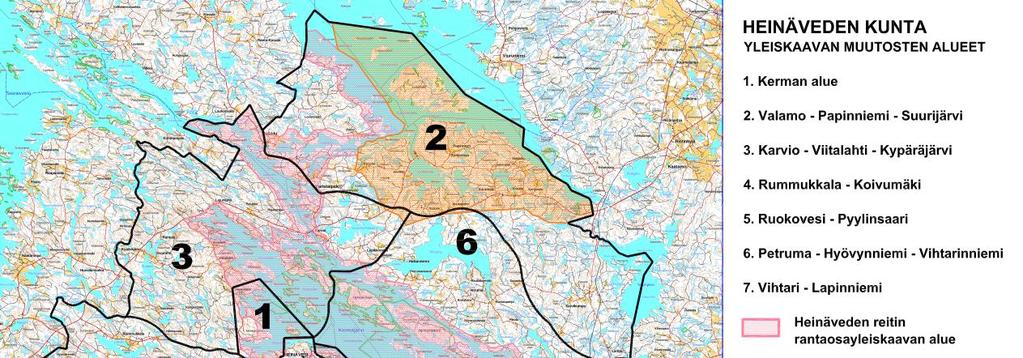 1510035475 Heinäveden kunta Heinäveden pohjoisten alueiden rantayleiskaavojen muutos 7.11.2017, päiv. 22.11.2017 1.