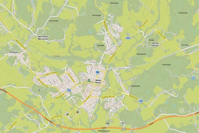 Sijainti ja alue Sijainti Arvion kohde sijaitsee Sipoon Nikkilän alueen pohjoisosassa osoitteessa Vanha Kylätie 17.