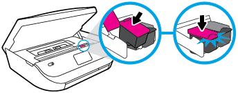 HUOMAUTUS: HP tulostinohjelmisto kehottaa sinua kohdistamaan mustekasetit, kun olet asentanut uuden