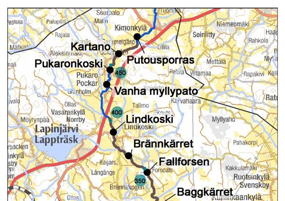 2 Taasianjoen vesistötyö Taasianjoki saa alkunsa Salpausselän rinteiltä Iitistä ja laskee Kullanlahteen