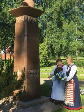 Kansanedustaja Matti Vanhanen Vuoksenranta-seuran Pitäjäjuhlassa: Kansainvälisyys syntyy erilaisuudesta Karjalainen identiteetti näkyy arjessa Eija Virolainen Vuoksenranta-Seura ry:n hallituksen