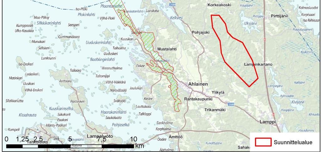 Se muodostuu osittain mantereen suojaisien jokisuistojen lahdista ja toisaalta meren karuista, moreeniluodoista.