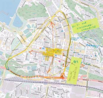 Vesijärvenkatu 1 Tulevaisuuden visio ohitustien valmistuttua 1.