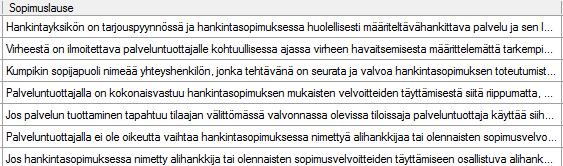 datalla, joista sitä voidaan satunnaisesti