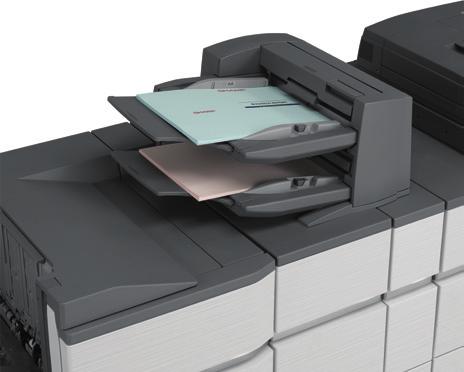 Voit myös täydentää paperia ja värikasettia kesken työn keskeyttämättä tulostusta.