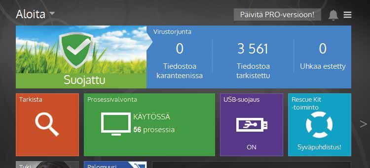 Ennen Pandan asennusta Panda Free Antivirus Panda Free Antivirus suojaa tehokkaasti Windows-tietokoneen viruksilta. JÄRJESTELMÄ Windows 8, 7, Vista tai XP KIELI Suomi Lataa ohjelma täältä: www.