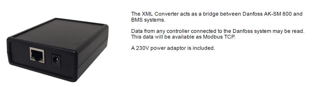 Danfoss XML <-> Modbus TCP