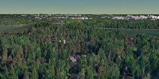 suunnittelu. Helsingin kaupunki Helsingin kaupunki Kaksi erilaista kaupunkimallia Helsingistä, yllä rakennustietoa sisältävä CityGML-malli ja alla lähes fotorealistinen puuston sisältävä mesh-malli.