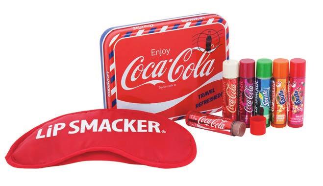 Strawberry, Fanta Orange and free gift eye mask!