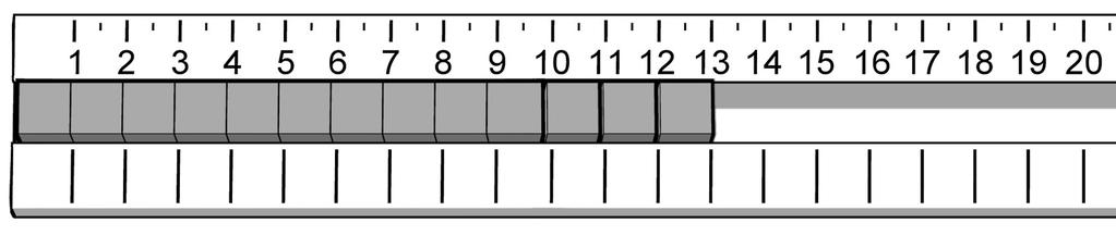 6 Uraviivaimella lukujen vertailua ja lukujonoja 1. Kumpi on suurempi luku: 13 vai 17. Vertailtavat luvut 13 ja 17 rakennetaan Ellin lukusuoralle vierekkäin. Lukujonoja lukualueella 0 100 1.