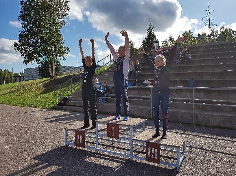 Henkilökohtainen mitalipörssi, jossa laskettu mukaan sekä henkilökohtaiset että joukkuemitalit: 9 mitalia: Jenna Vakkilainen (T12) 6 mitalia Vilja Riihima ki (T12) 5 mitalia: Ukko Ikonen (P11), Tumi