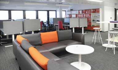 Compared to a more traditional approach, this allows for much faster exchanging of viewpoints and solving of minor issues over the work day.