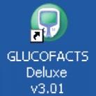 Alkuasetukset Glucofacts Deluxe ohjelman tietokoneversio Glucofacts Deluxe -ohjelman tietokoneversiota voidaan käyttää kaikkien tuettujen mittarien kanssa.