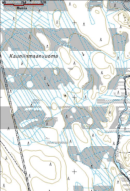 739 Kohdetyyppi: 9 Valmistuspaikat/työpaikat Copyright: Metsähallitus 2008