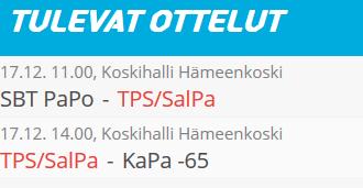 SALPA SALIBANDY TIEDOTTAA: