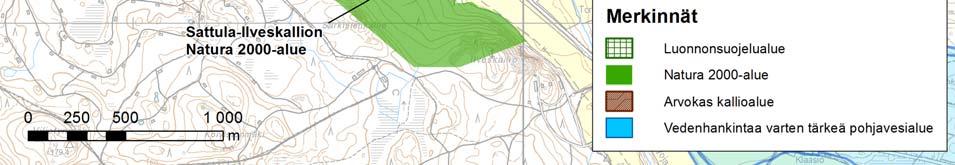 Selvitysalueella panssariuran ja maantie 3051 liittymän läheisyydessä tiealueella sijaitsee yksi pohjaveden tarkastusputki.