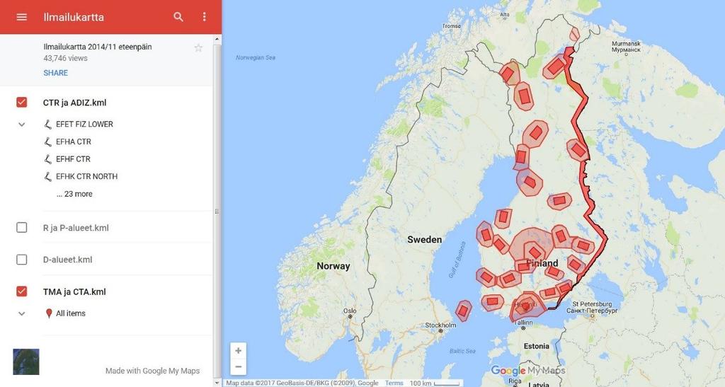 Suomessa niin sanottuja ilmatilaluokkia on seitsemän erilaista luokkaa ja niistä yksi on niin sanottua valvomatonta ilmatilaa.