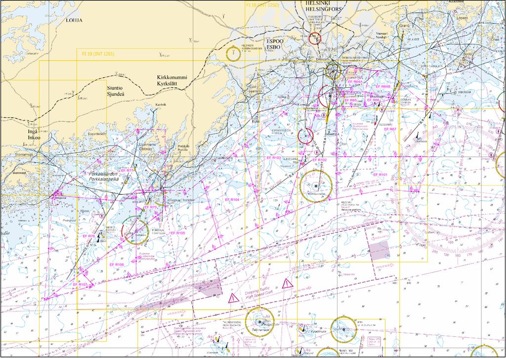 (1) 59 44.95'N 23 59.067'E (2) 59 56.00'N 24 00.817'E (3) 59 55.367'N 24 15.517'E (4) 59 56.517'N 24 18.167'E (5) 59 52.167'N 24 18.167'E (6) 59 44.95'N 23 59.067'E EF R76 26 19, 20, 132, 952, A/Helsinki - Tallinna, B/INDEX, B629, B629.