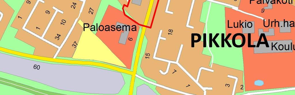 2017 ASEMAKAAVAN NUMERO 748 KUNTA KANGASALA OSA-ALUE PIKKOLA/7 KORTTELI 50 OSA KAAVA-ALUEEN SIJAINTI Kaarina