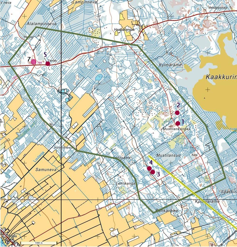 4 4. Yleiskartat Maanmittauslaitos, lupa 564/KP/09 Kartta 2.