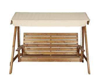 3 x 4 m, korkeus 2,65 m. Beige. 6409604131518.