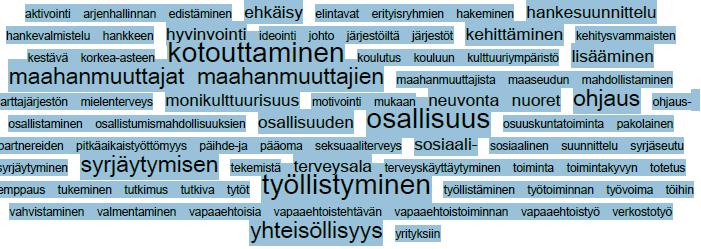 kohdentuu erityisesti seuraaviin
