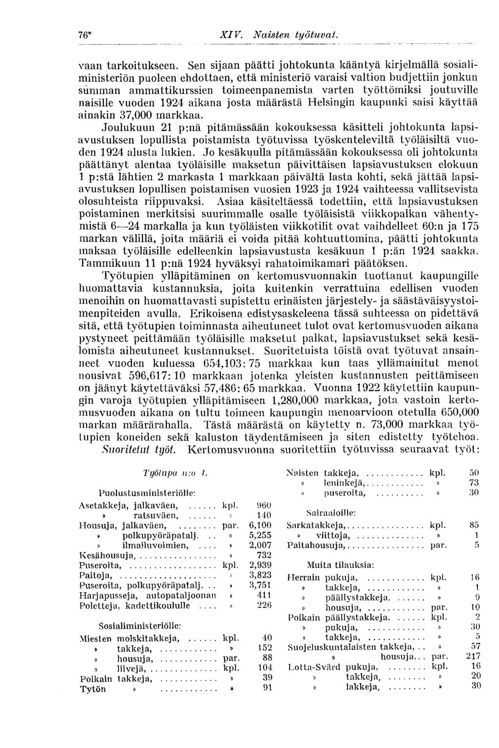 76* vaan tarkoitukseen.