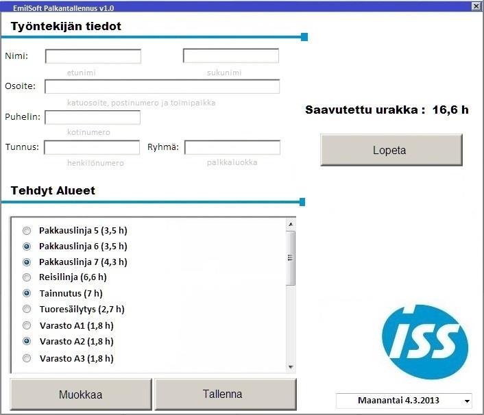 40 Kuvassa on sijoiteltu ohjelman eri elementtejä erilailla kuin aiemmin näkemissäsi kuvissa.