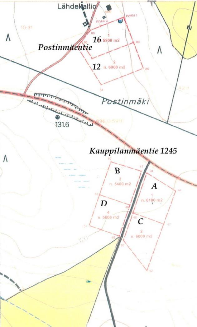 11 800 puusto 172 k-m³, valtaosin kuusitukkia, puusto kuuluu hintaan Tontti 2 osoite Kauppilanmäentie 1201 A pinta-ala n.