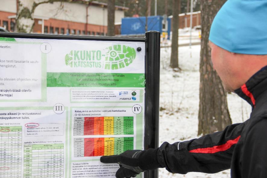 3.8 Kuntokatsastushankkeen kustannusarvio Kuntokatsastusreitin kustannukset koostuvat suunnitteluvaiheen konsultoinnista ja tietotyöstä, infotaulun sisällöntuotosta ja painatuksesta, yhden päivän